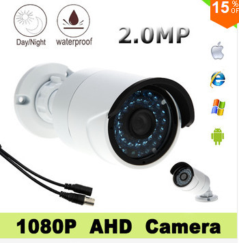Macchina fotografica del CCTV del sensore Cmos1080P AHD di Sony IMX322, macchina fotografica impermeabile della pallottola di sicurezza
