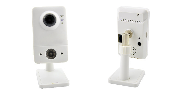 Macchina fotografica bianca del CCTV della rete del IP/cubo intelligente di Internet 1.3MP HD