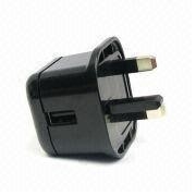 spina BRITANNICA USB di CA di 11W 5V 1A-2.1A Dell'adattatore universale portatile di corrente continua con en 60950-1