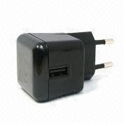 spina universale portatile dell'adattatore UE di corrente continua di CA di 11W 5V 1A-2.1A USB con en 60950-1