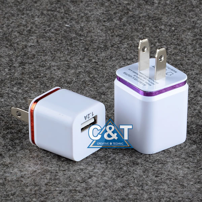 Caricatore della parete di Iphone 6 della casa di 2-Tono dell'adattatore di corrente alternata Del Usb della doppia porta 3.1A