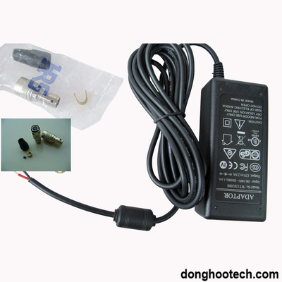 CC nera/grigia 6pin Hr10A-7p-6s (73) dell'adattatore 12V dell'alimentazione elettrica della macchina fotografica di commutazione