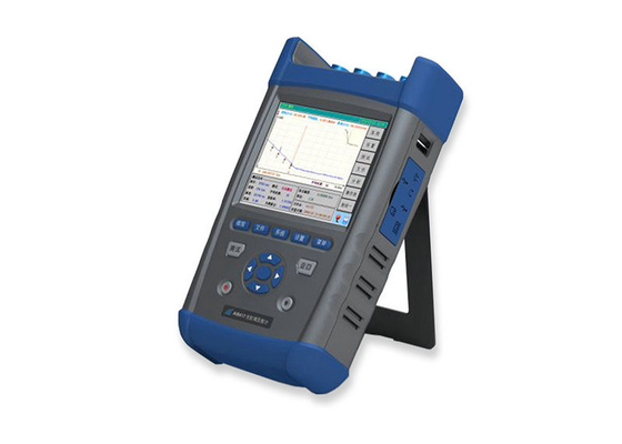 Tester a fibra ottica di VFL integrato OTDR, misuratore di potenza ottico tenuto in mano