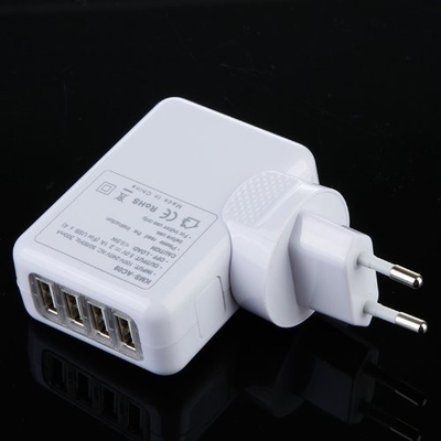 Adattatore universale di CA della parete del caricatore di viaggio di USB di 4 porti per la casa, multi spina