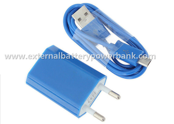Spina universale variopinta del caricatore UE di viaggio del caricatore 5V 1A USB della parete per Samsung/iPhone