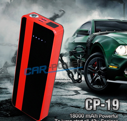 dispositivo d'avviamento diesel di salto dell'automobile della centrale elettrica del dispositivo d'avviamento di salto di 12V 18000mAh