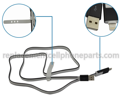 Cavo di dati originale di USB del telefono cellulare del 1 tester per il iPhone 5G, 5S, cavo del caricatore di iPhone 6