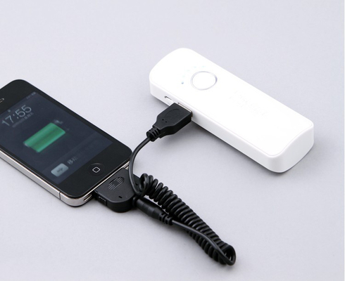 Portatile il nero mobile dell'alimentazione elettrica di 5 volt con l'OEM 5200MAH