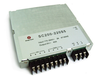 200W alimentazioni elettriche di alto potere AC-DC 5V a una uscita SC200-220S5