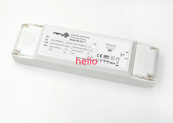 Driver costante di Dimmable LED di tensione di alto potere 12V non che tremola