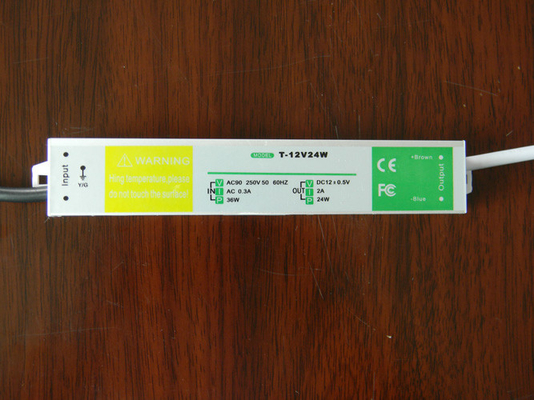 Il driver impermeabile IP67 36W LVD di DC12V 3A LED ha certificato per la luce del LED