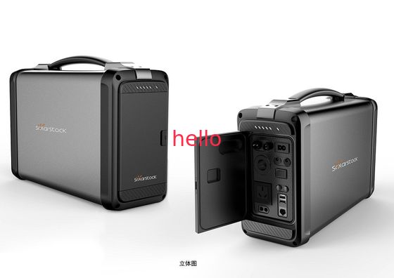 Generatore solare portatile impermeabile di elettricità del IP 67 con il pannello solare fuori