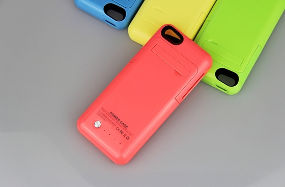 Pacchetto sottile di potenza della batteria della cassa di batteria di iPhone di multi colore 2200mAh per il iPhone 5