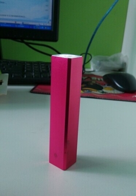 blocco alimentatore portatile di USB di forma porpora di rettangolo 3200mAh per il taccuino
