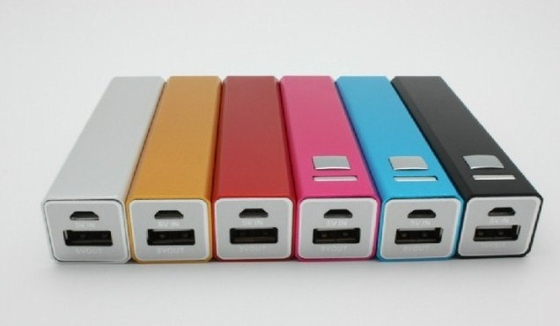 blocco alimentatore portatile di USB di forma porpora di rettangolo 3200mAh per il taccuino