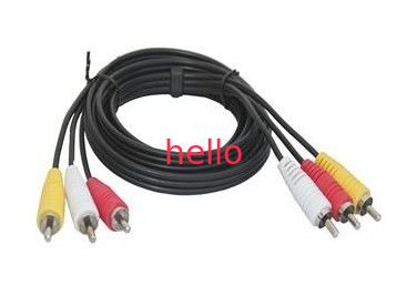 Cavo ad alta velocità del trasferimento di dati di USB, audio /Video cavo di RCA