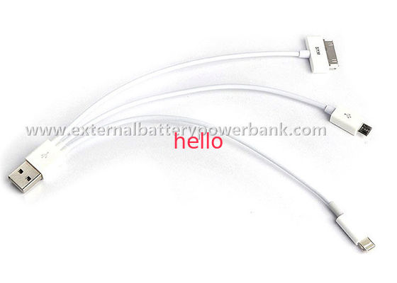 Multi cavo di carico 3 in 1 micro cavo del cavo di USB/trasferimento di dati di USB