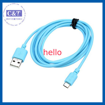 Micro Ciao-Velocità colorata 2 in-1 del cavo del trasferimento di dati di Smartphone USB