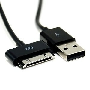 Cavo extra-lungo di sincronizzazione dei dati del nero 6FT USB per il iPad di iPhone 4 4S 3GS iPod di Apple