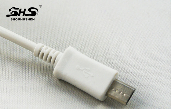 Micro 5pin USB cavo del trasferimento di dati di V8 per il carico del telefono di HTC