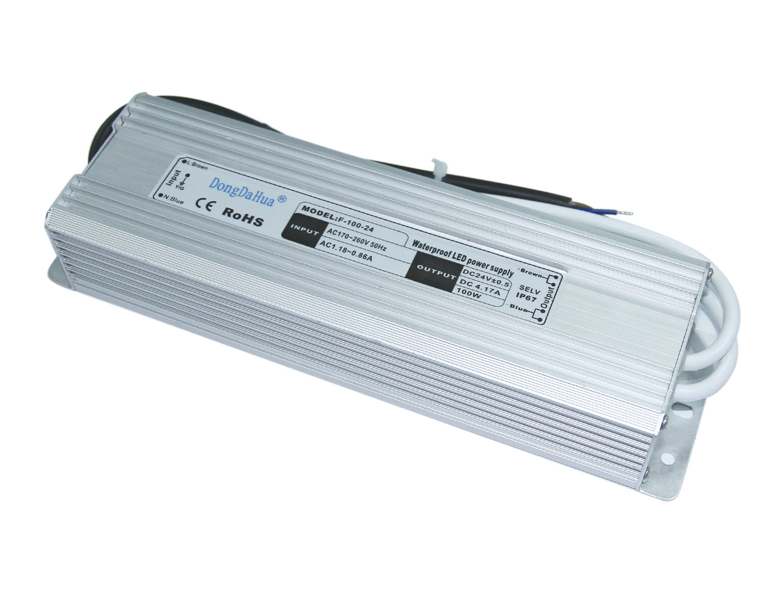 Mini 12v 24v impermeabilizzano l'alimentatore in CC del driver/CA di 100W LED con i filtri da EMI